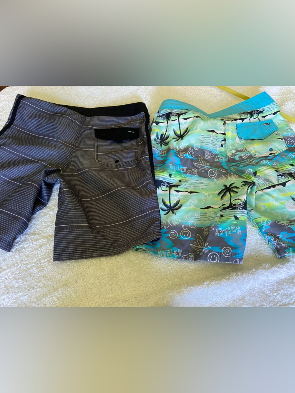 Boys swim trunks lot of two